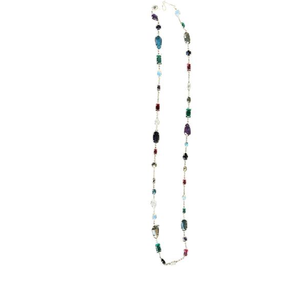 Kendra Scott Long Joann Necklace, $89 Retail 34 inch multi colors and shapes - Picture 3 of 6